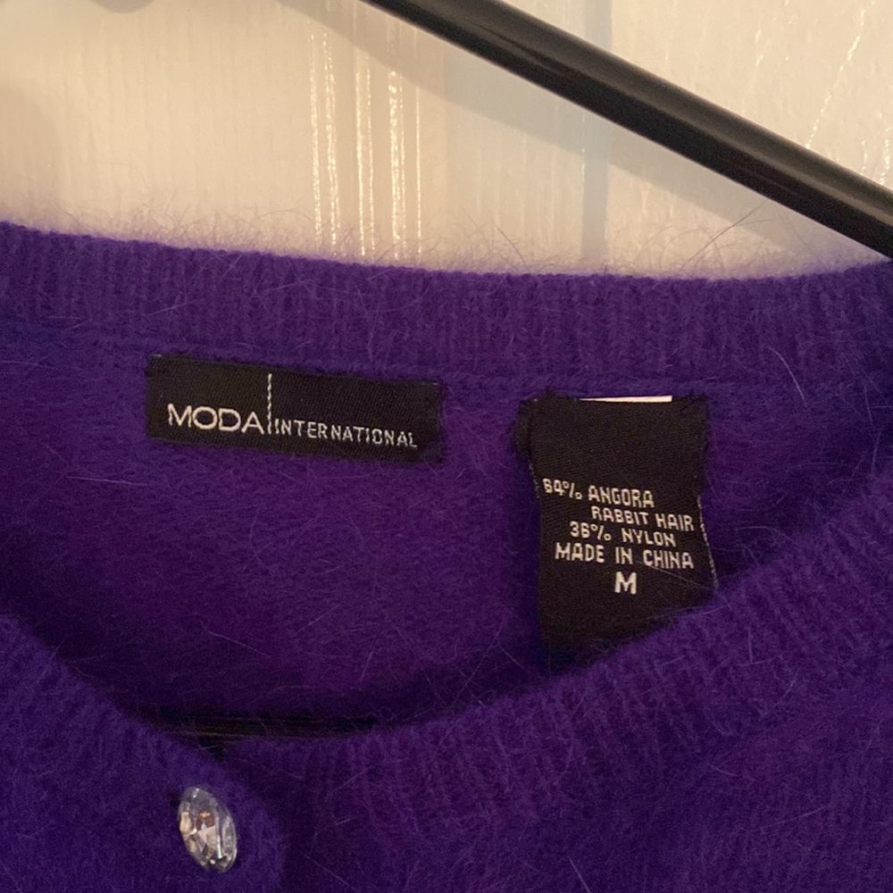 Moda International Button Down Sweater - image 3